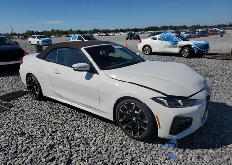 2026 BMW 430I из США, поврежденный, VIN WBA33DB05TCV93928